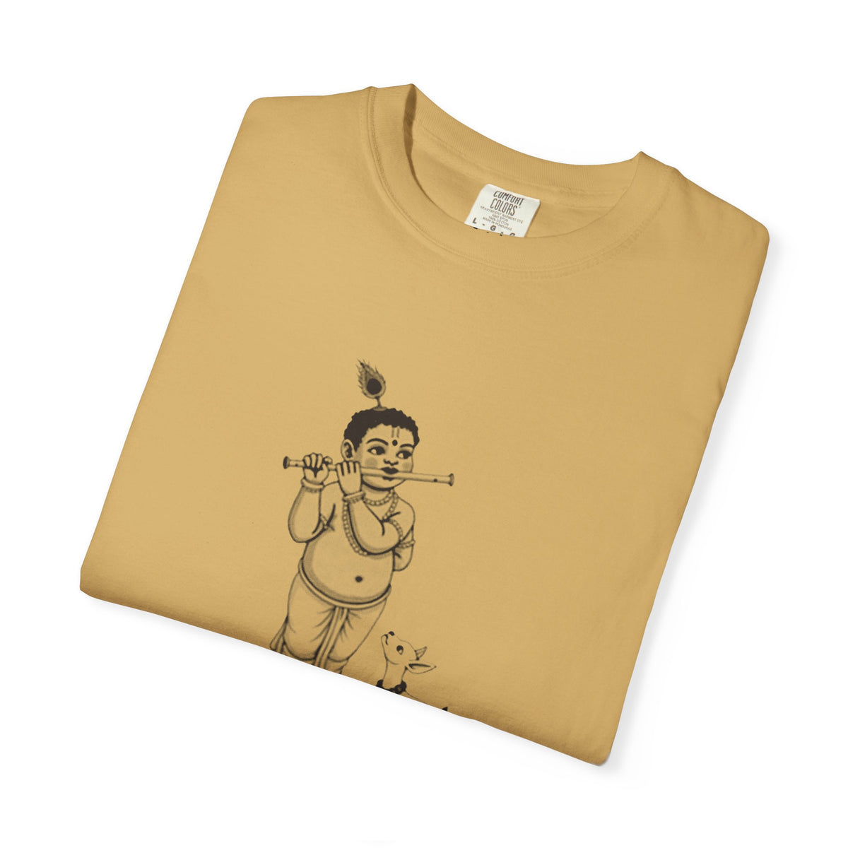 Krishna · “Butter thief. Heart thief.” — Garment-Dyed One-Ink Tee