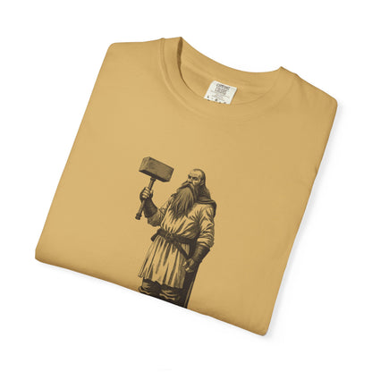 Thor · “Bring a raincoat.” — Garment-Dyed One-Ink Tee