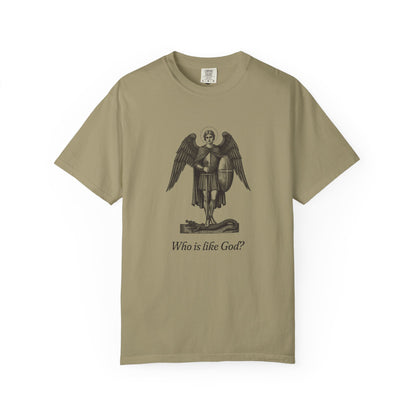 St Michael the Archangel: Chief Commander of Heaven — Garment-Dyed One-Ink Tee