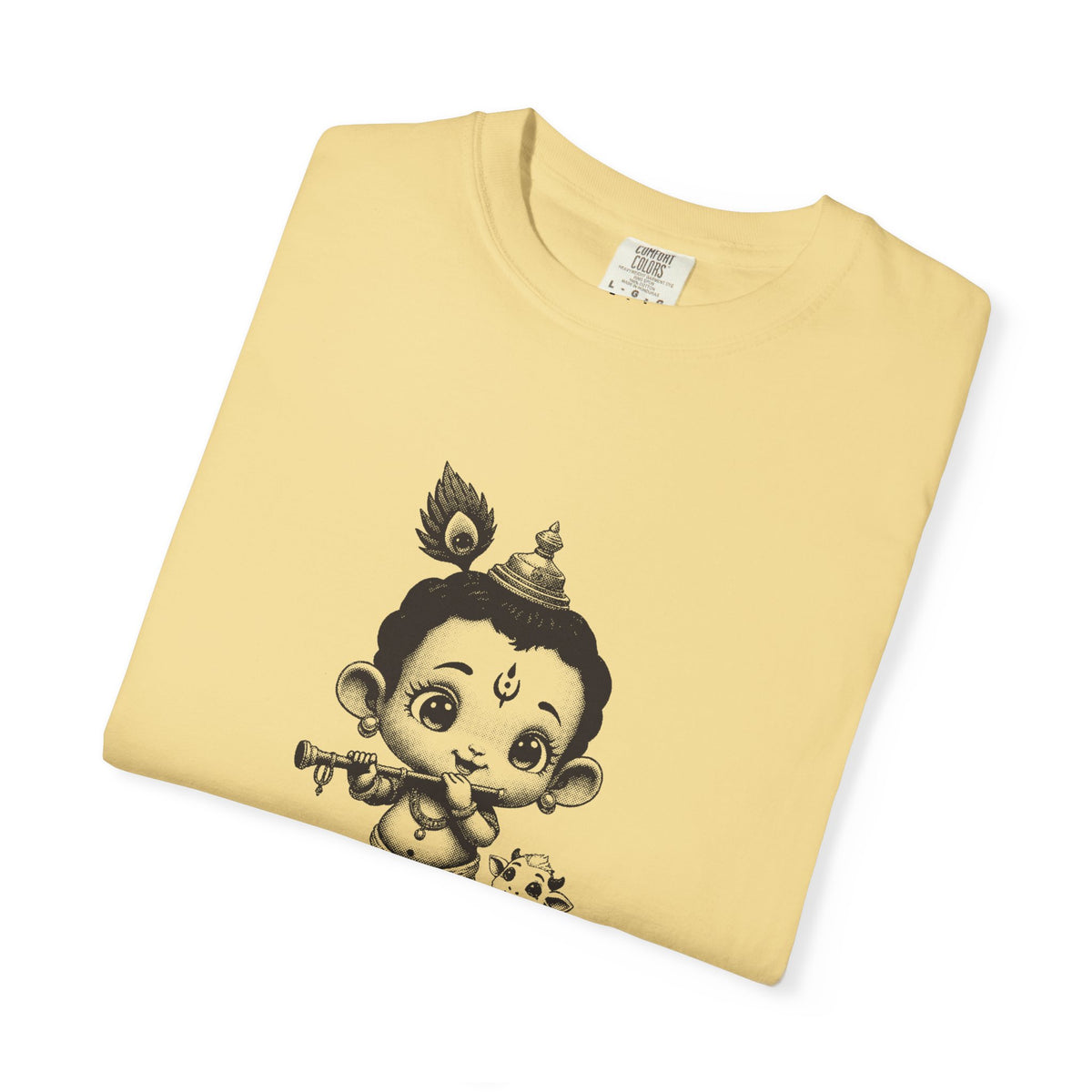 Krishna · “Butter thief. Heart thief.” — Garment-Dyed One-Ink Tee