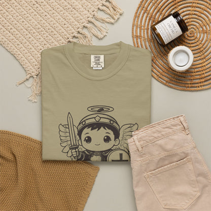 St Michael the Archangel: Prince of the Heavenly Host — Garment-Dyed One-Ink Tee
