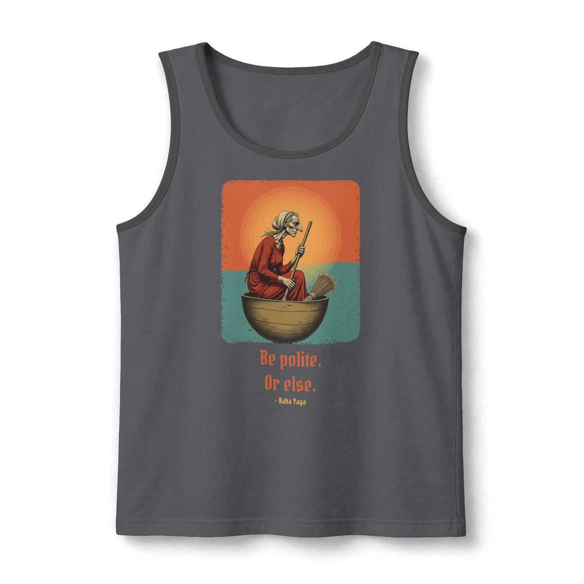 Baba Yaga: Bony Leg — Unisex Muscle Tank