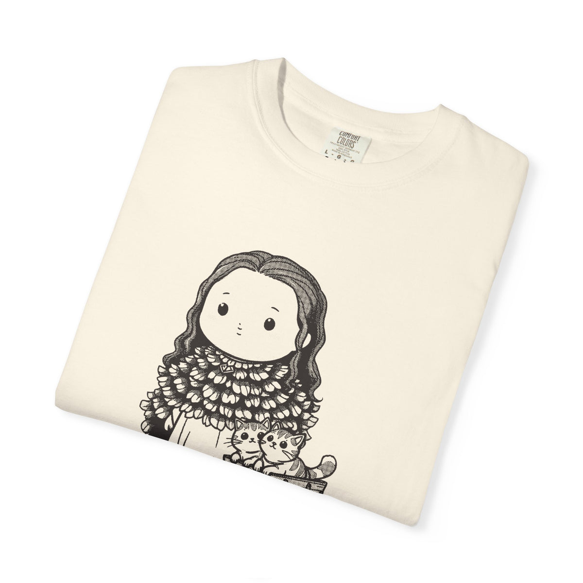 Freyja · “The original cat lady.” — Garment-Dyed One-Ink Tee