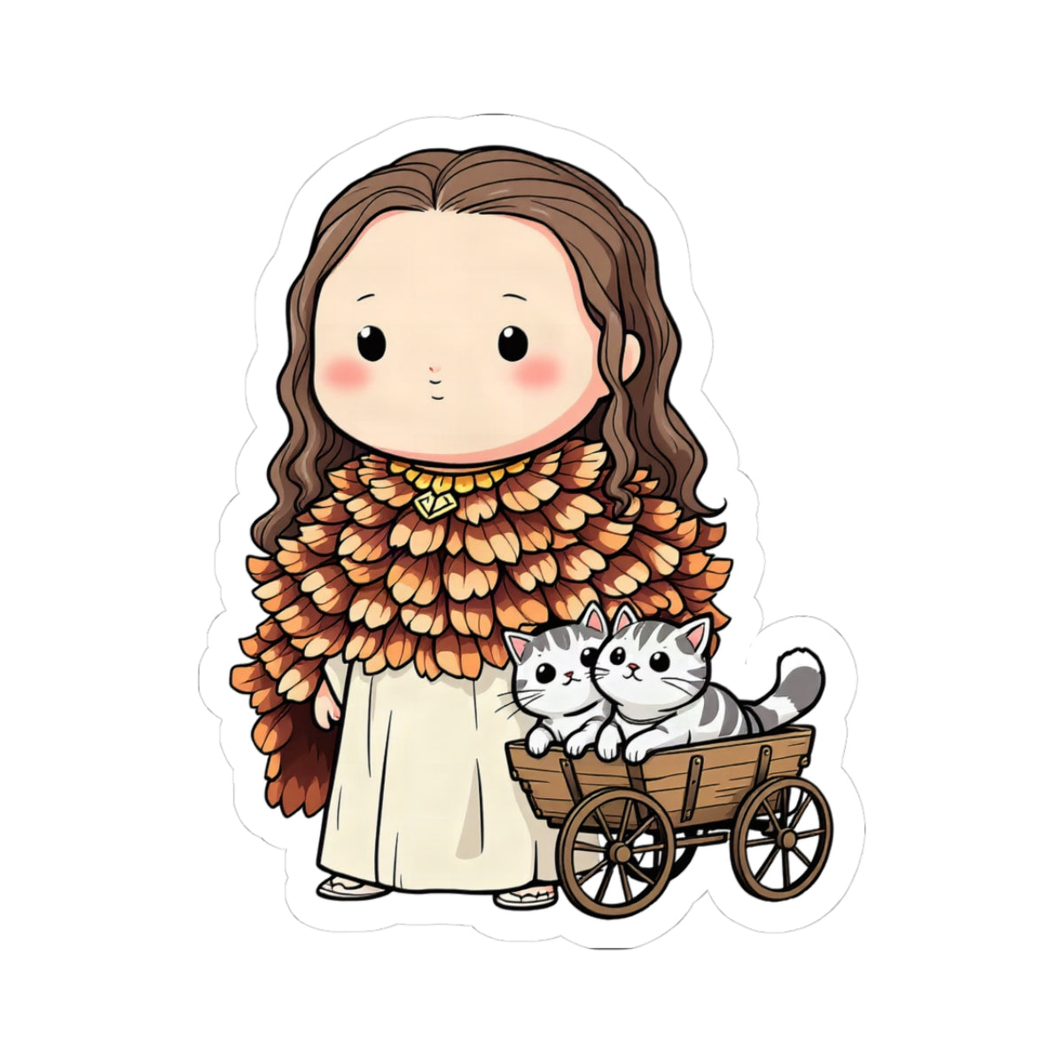 Freyja: Cats at the Reins — Sticker