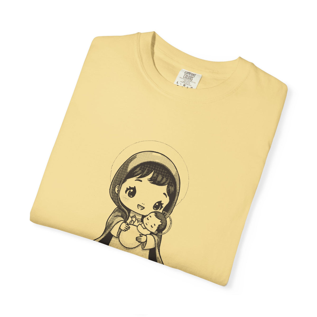 The Virgin Mary · “Ask your mother.” — Garment-Dyed One-Ink Tee