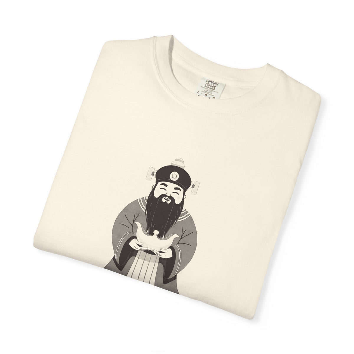Caishen: The Civil God of Wealth — Garment-Dyed One-Ink Tee