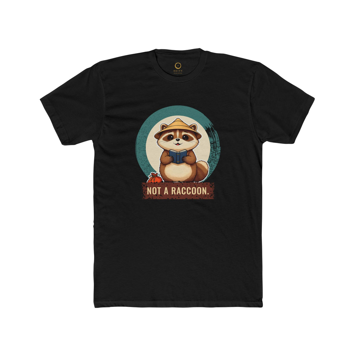 Tanuki: Lucky Greeter at the Shop Door — Unisex T-Shirt