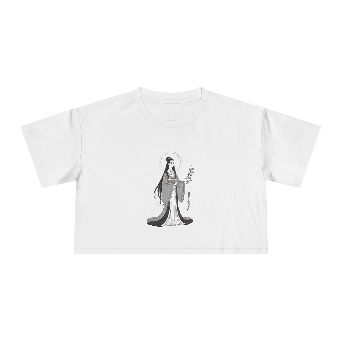 Amaterasu: She Who Shines in Heaven — Women's Crop Tee