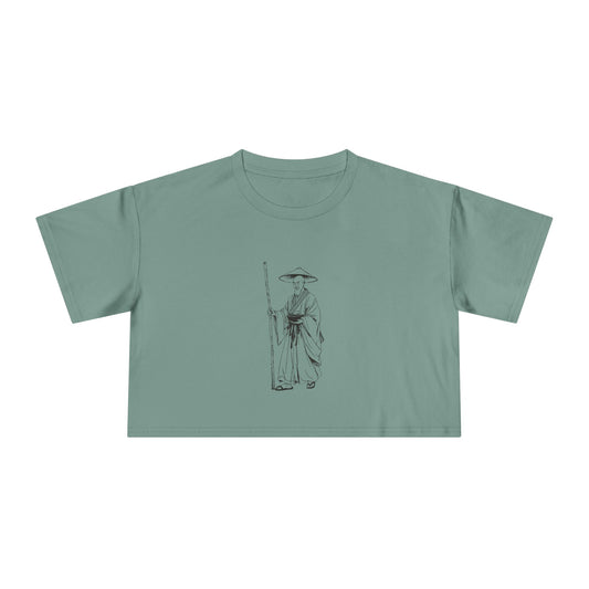 Kōbō Daishi: The Eighty-Eight Temple Road — Women's Crop Tee