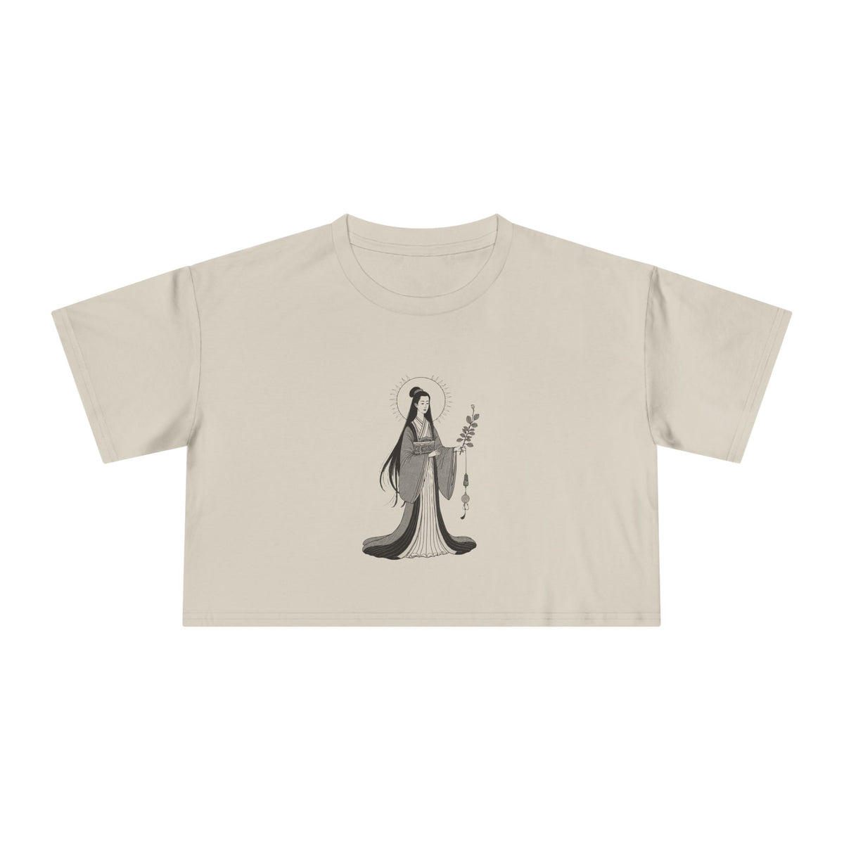 Amaterasu: She Who Shines in Heaven — Women's Crop Tee