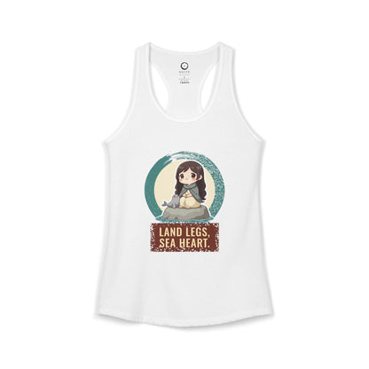 Selkie: Grey Selkie of Sule Skerry — Women's Racerback Tank