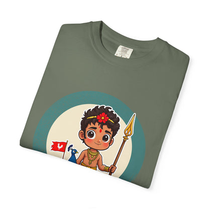 Murugan: Two Companions from One Tree — Garment-Dyed T-Shirt