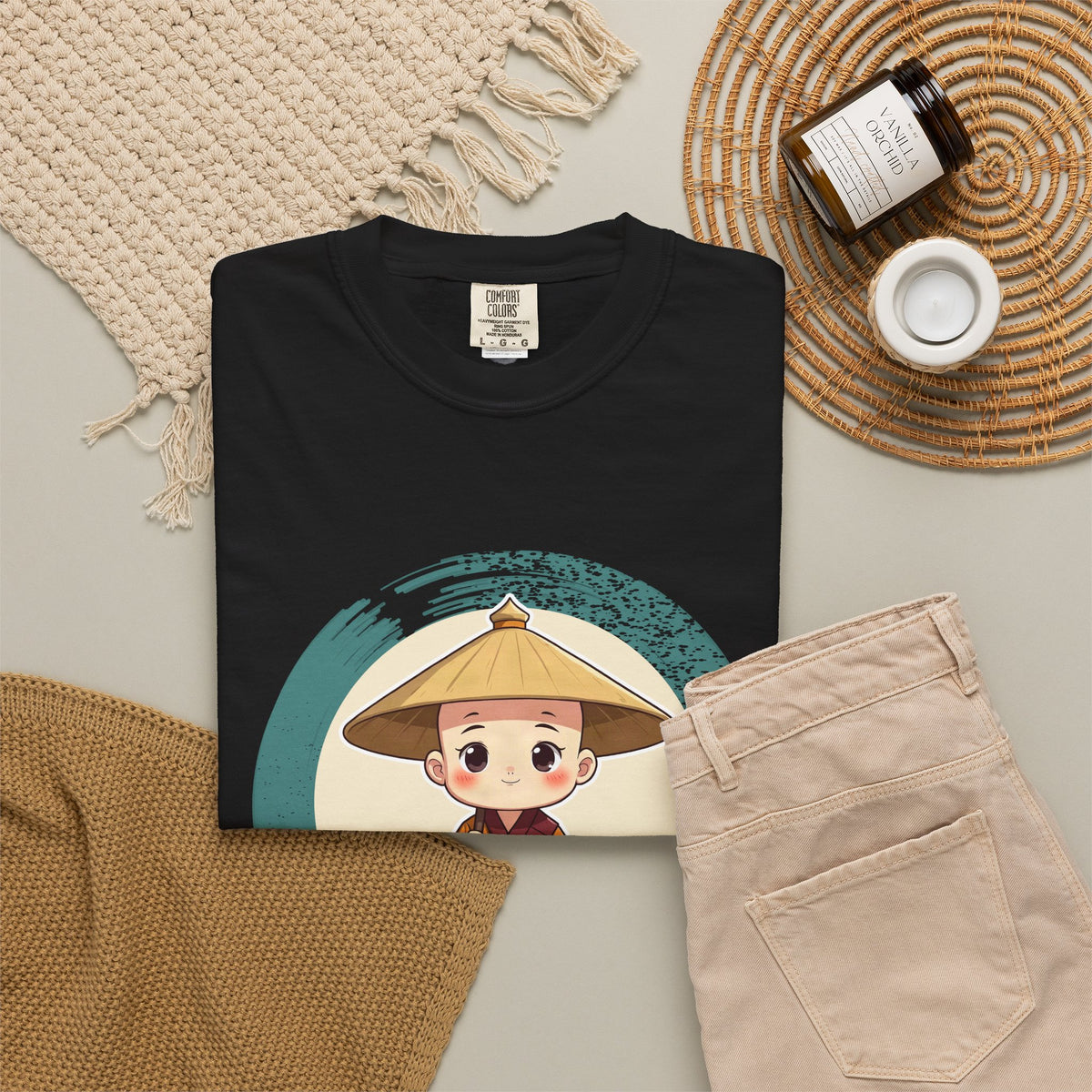 Kōbō Daishi · “Never walking alone.” — Garment-Dyed T-Shirt