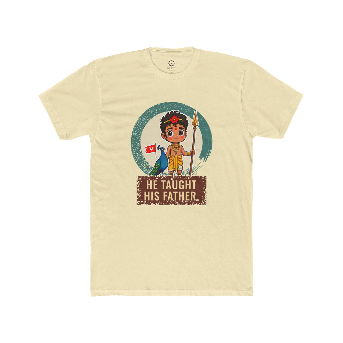 Murugan · “He taught his father.” — Unisex T-Shirt