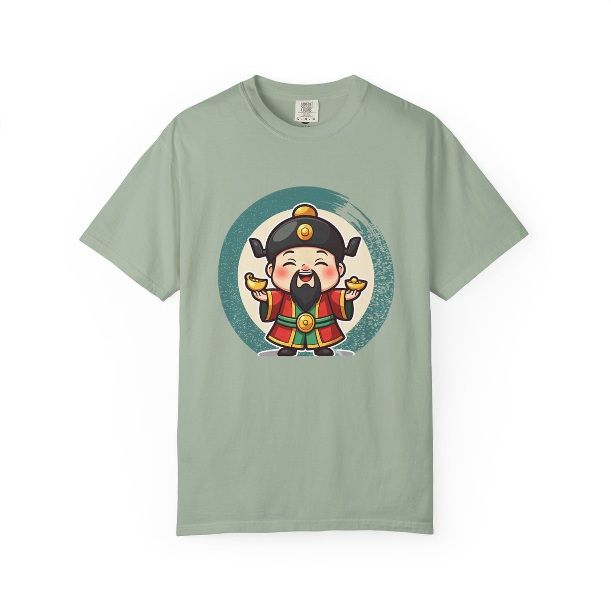 Caishen: Inviting Wealth and Treasure — Garment-Dyed T-Shirt