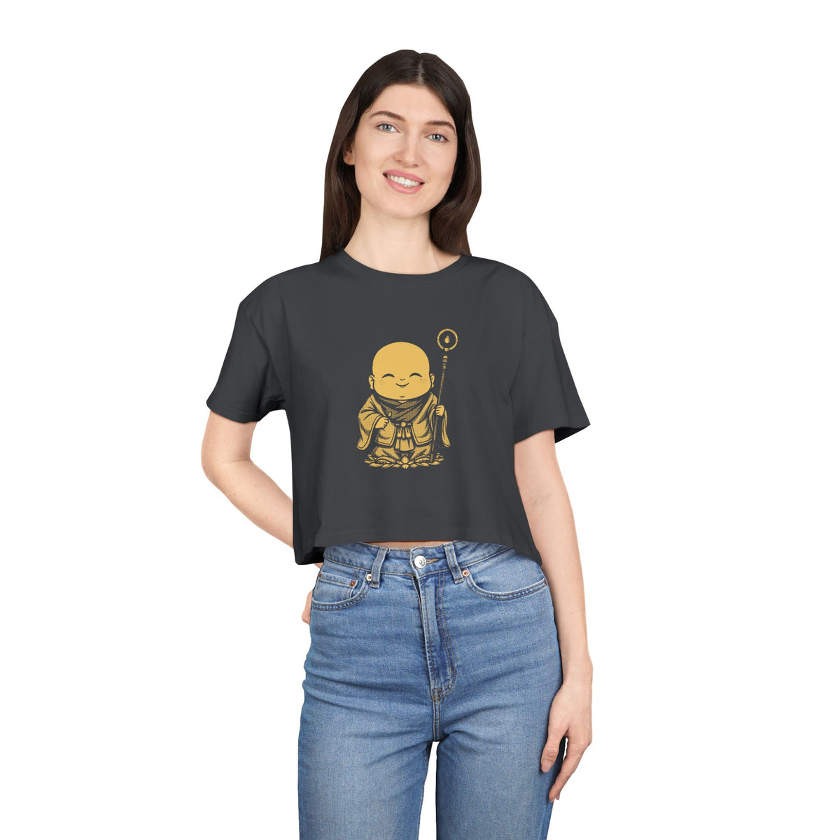 Jizō: Keeper of the Great Vow — Women's Crop Tee