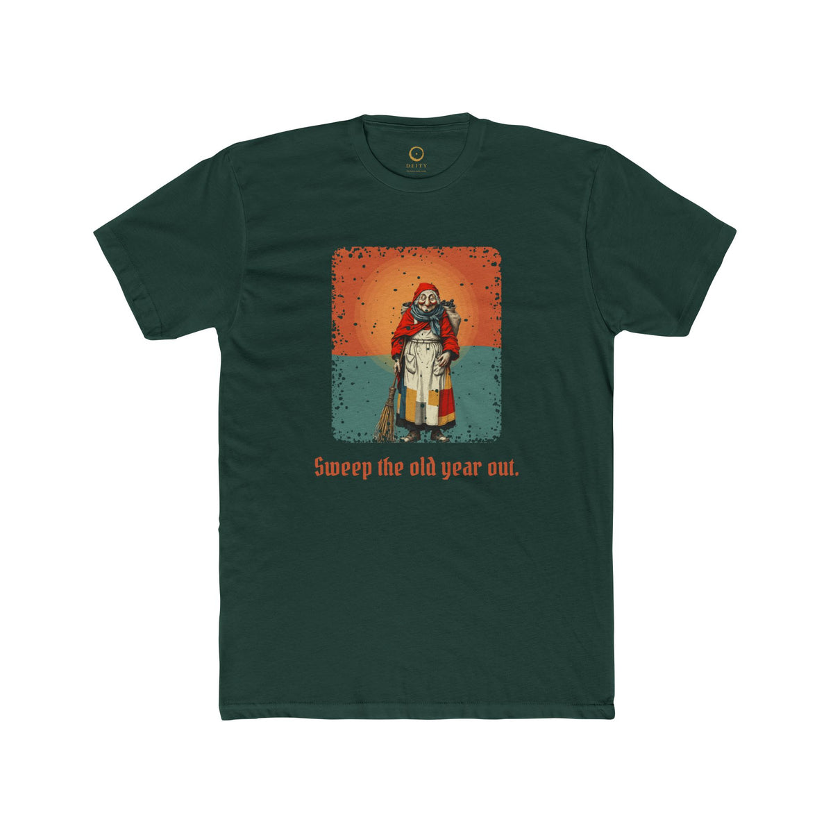 La Befana · “Sweep the old year out.” — Unisex T-Shirt