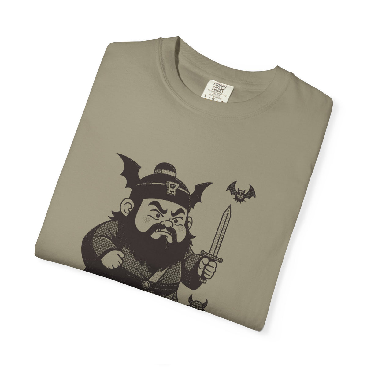 Zhong Kui: Bringer of the Five Blessings — Garment-Dyed One-Ink Tee