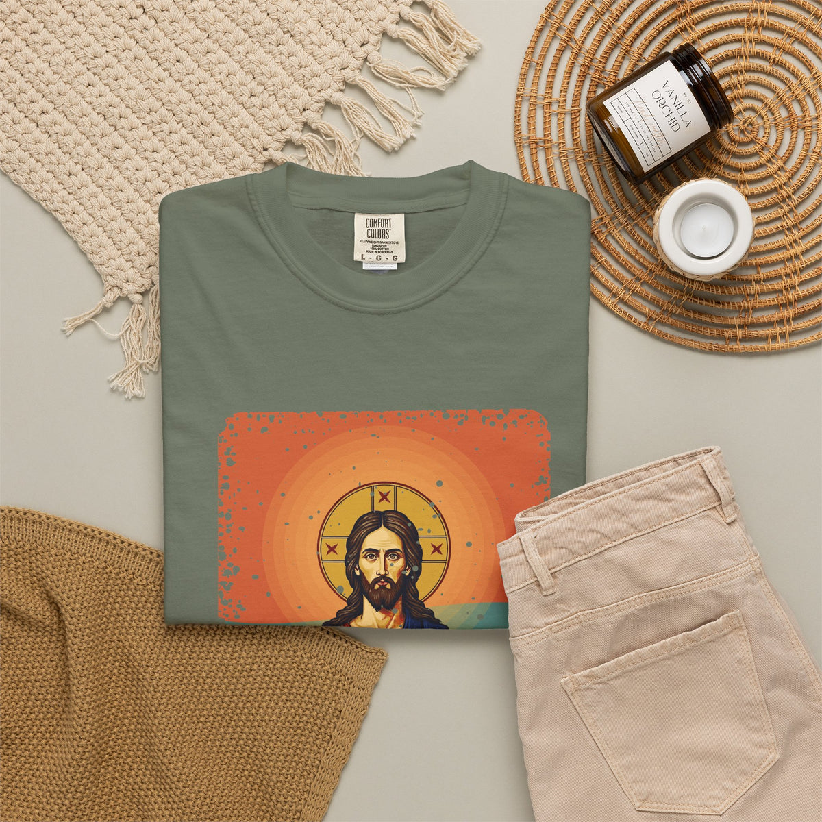 Jesus Christ · “How long must I put up with you?” — Garment-Dyed T-Shirt