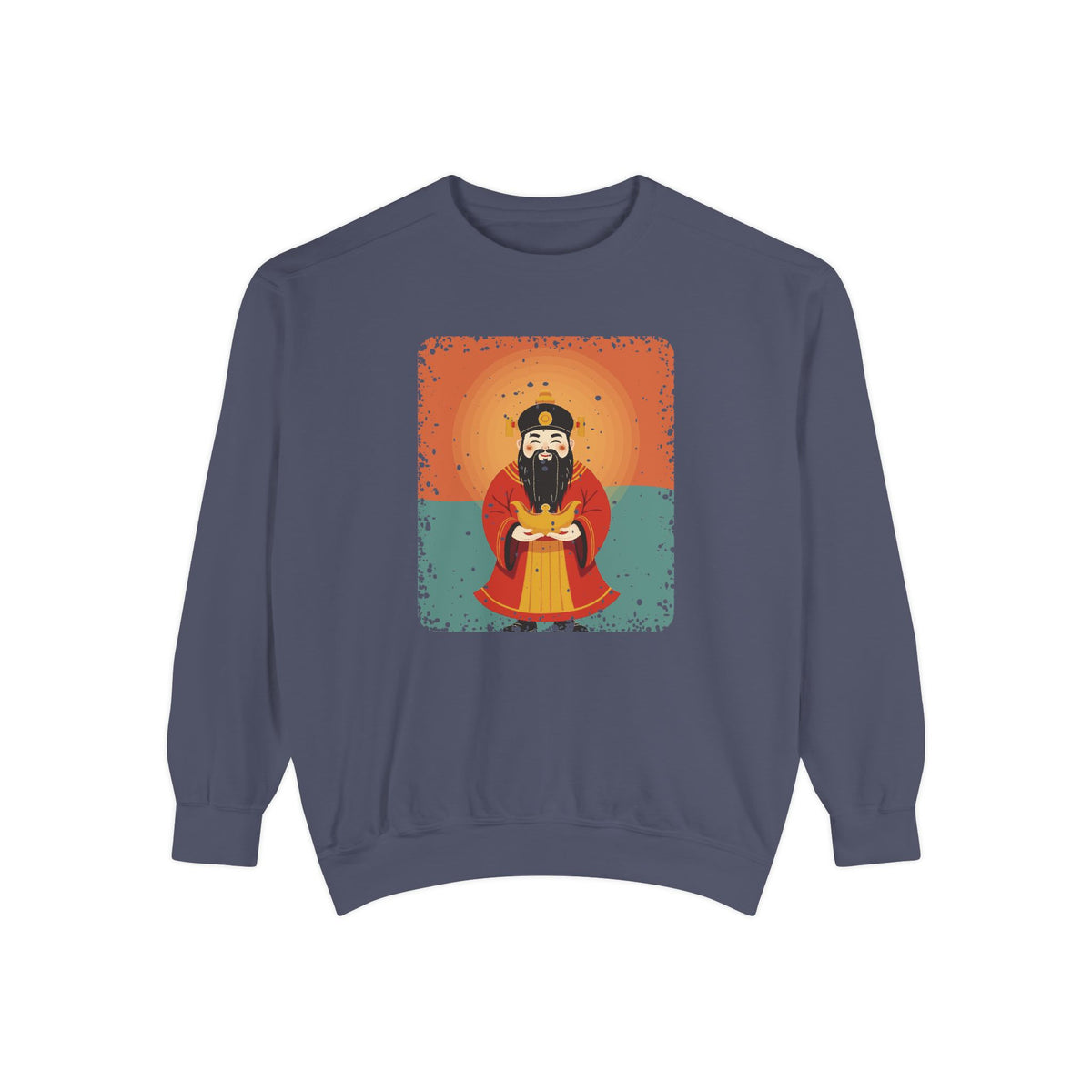 Caishen: The Civil God of Wealth — Garment-Dyed Sweatshirt