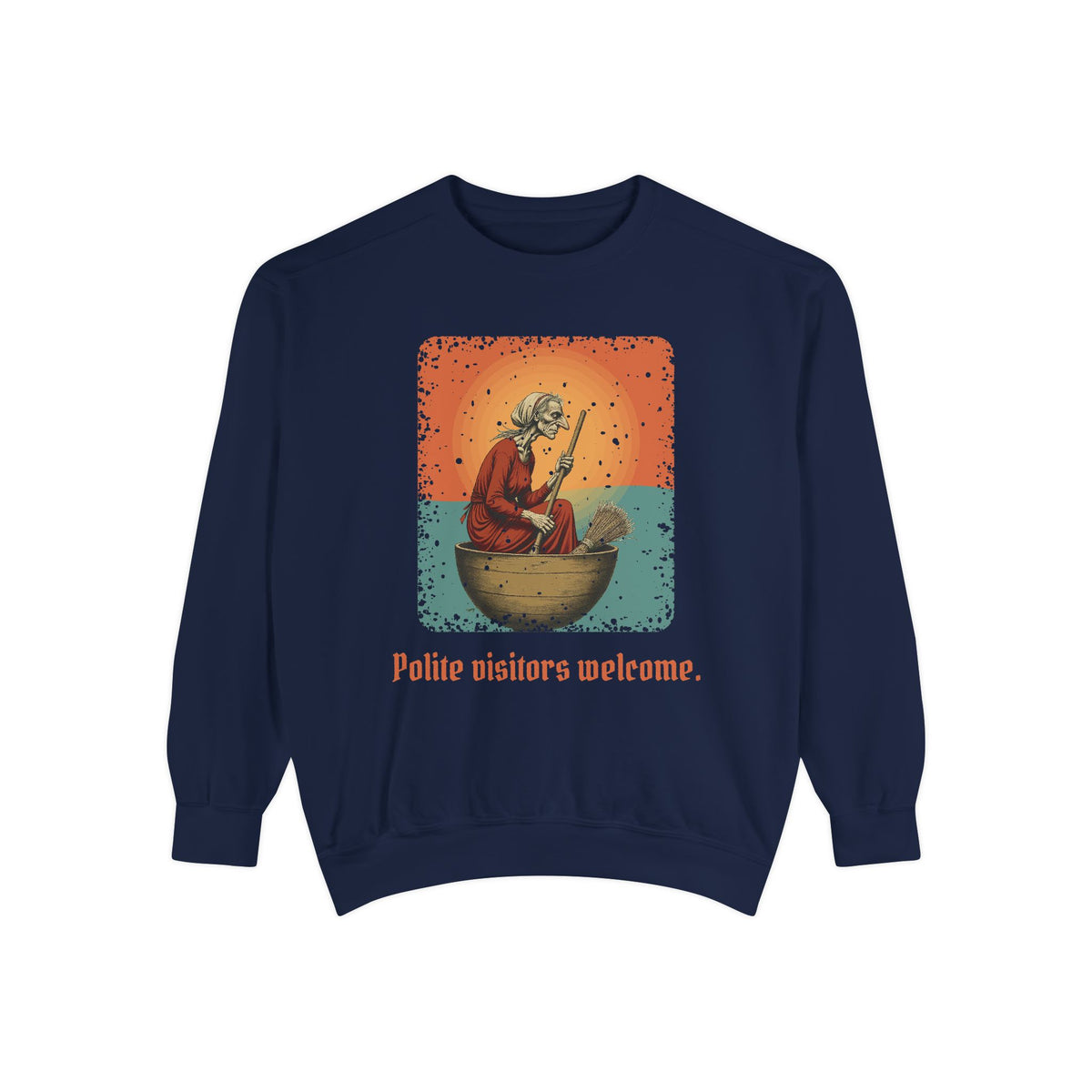 Baba Yaga: Bony Leg — Garment-Dyed Sweatshirt