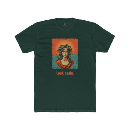 Medusa · “Look again.” — Unisex T-Shirt