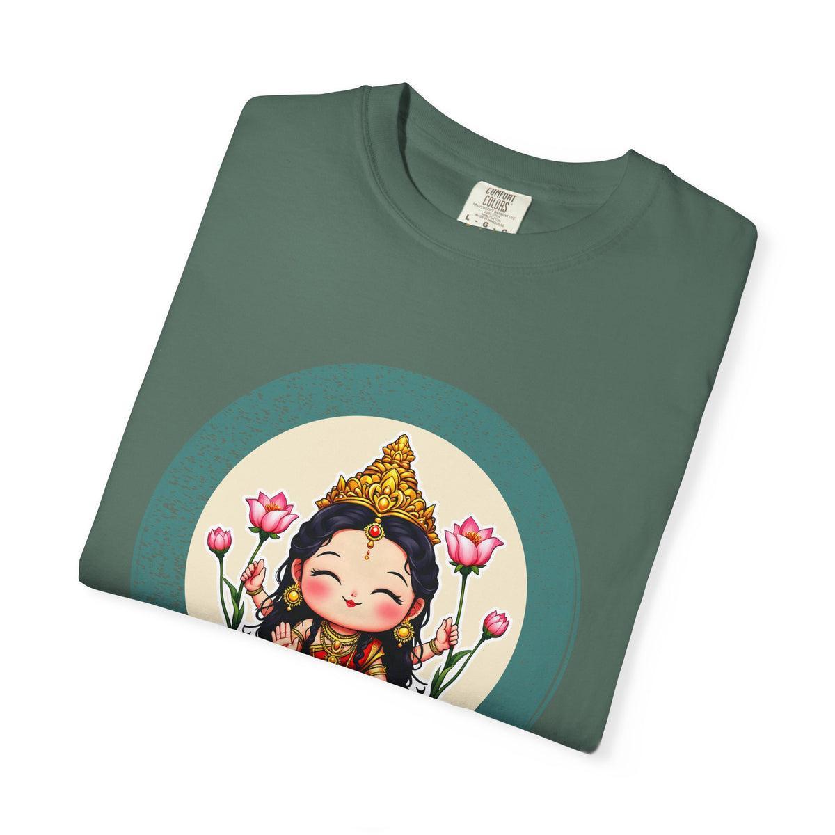 Lakshmi: She of the Lotus — Garment-Dyed T-Shirt