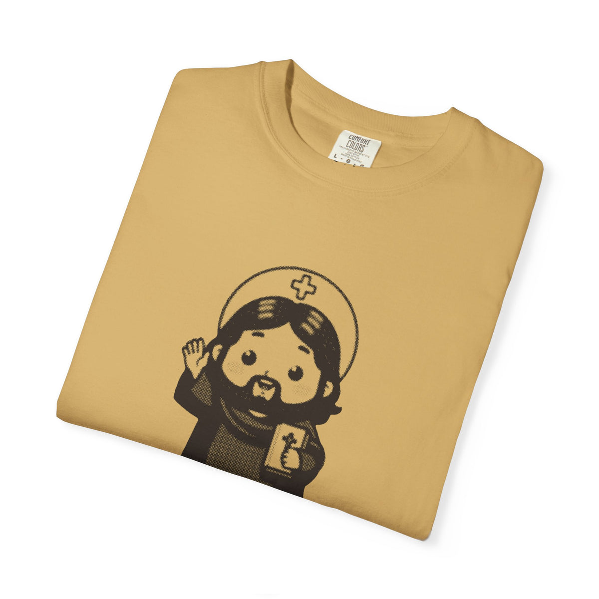 Jesus Christ · “How long must I put up with you?” — Garment-Dyed One-Ink Tee