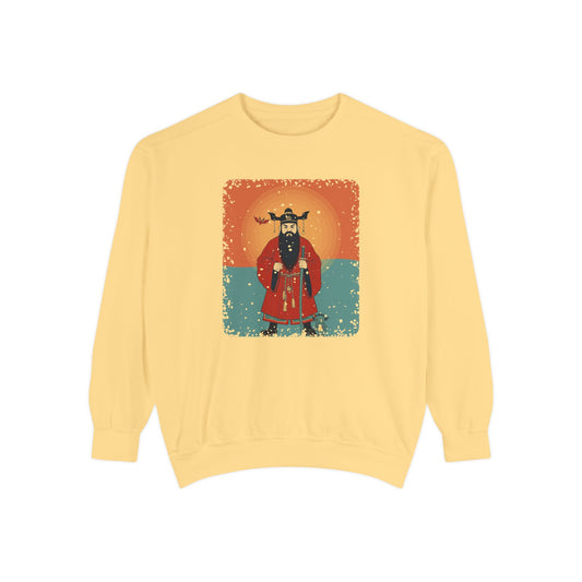 Zhong Kui: The Demon Queller — Garment-Dyed Sweatshirt