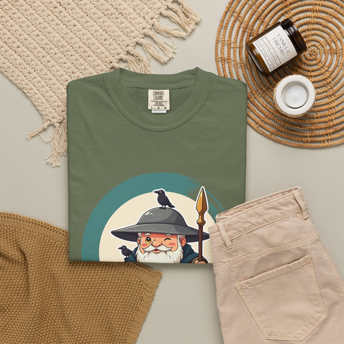 Odin: Gave an Eye for Wisdom — Garment-Dyed T-Shirt