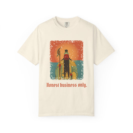 Guan Gong: Guardian of the Temple — Garment-Dyed T-Shirt