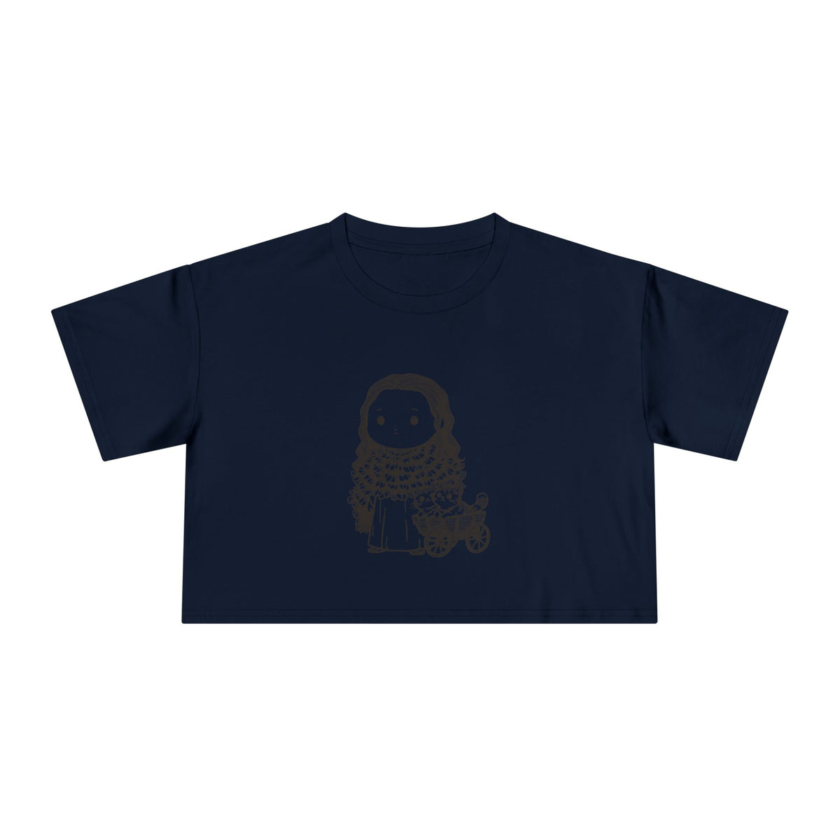 Freyja: Cats at the Reins — Women's Crop Tee