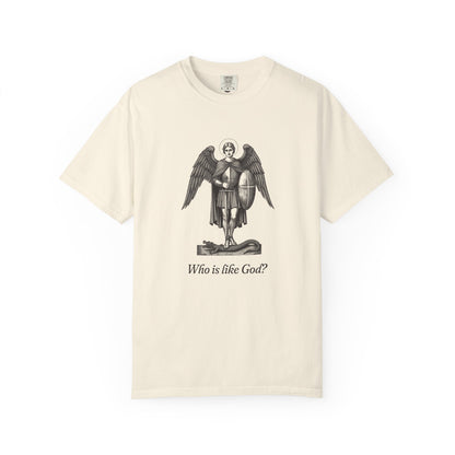 St Michael the Archangel: Chief Commander of Heaven — Garment-Dyed One-Ink Tee