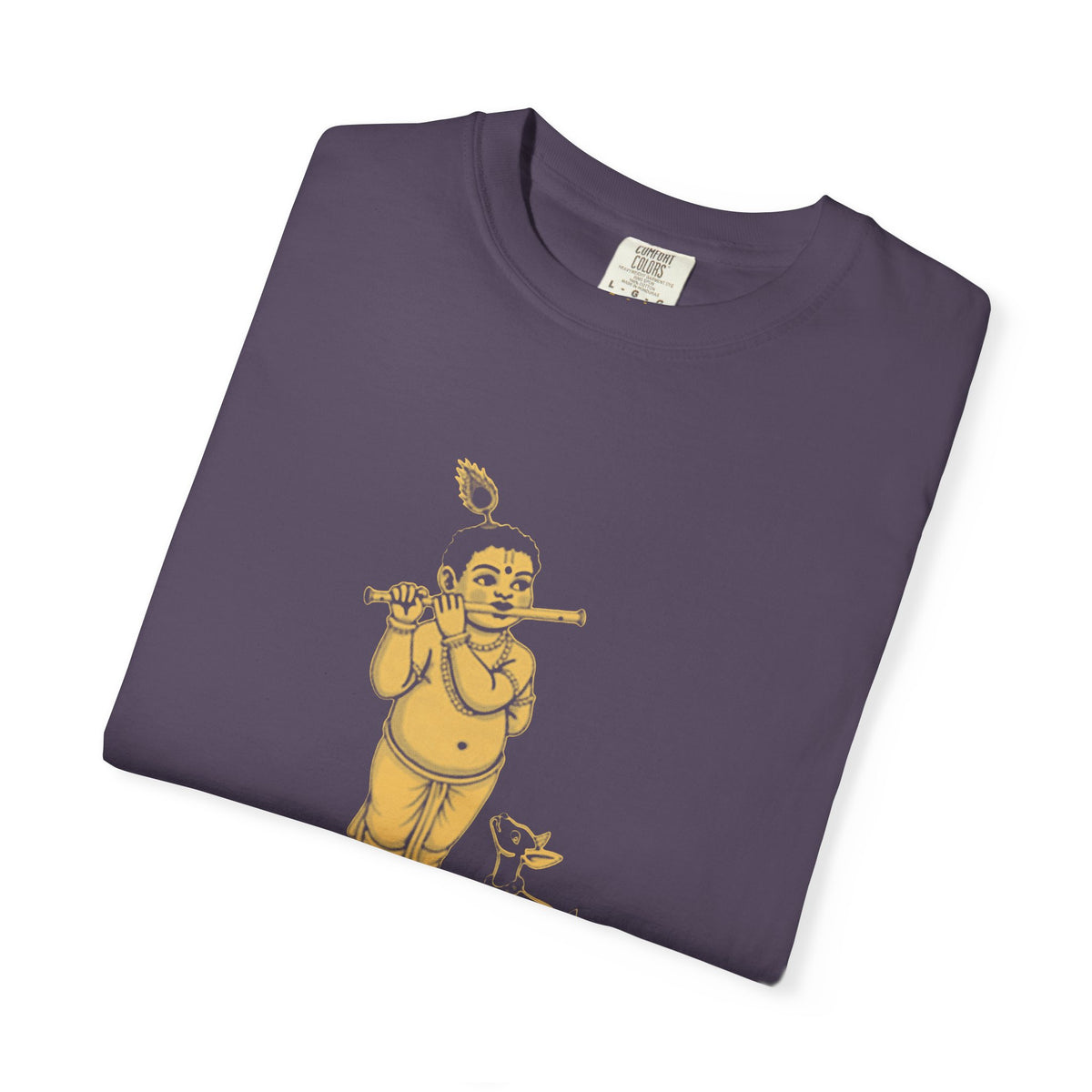 Krishna · “Butter thief. Heart thief.” — Garment-Dyed One-Ink Tee