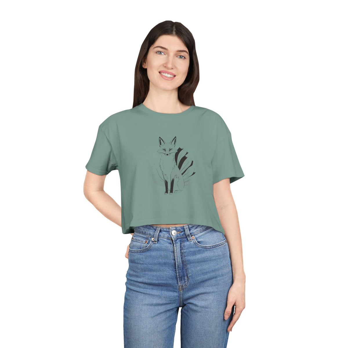 Kitsune: Keeper of the Star Ball — Women's Crop Tee