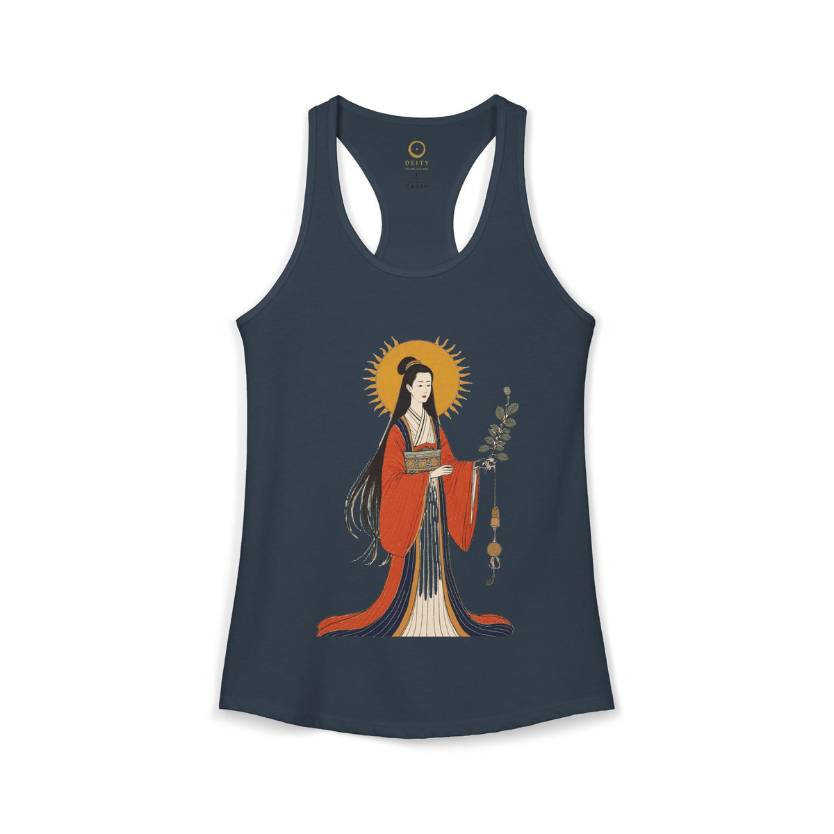 Amaterasu: She Who Shines in Heaven — Women's Racerback Tank