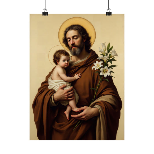 St Joseph: Guardian of the Redeemer — Art Print