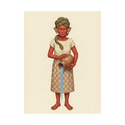 Ix Chel: She Who Tips the Rain Jar — Art Print