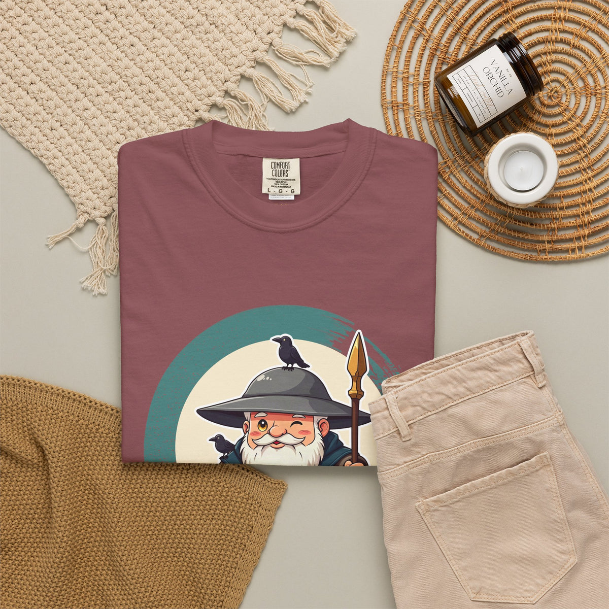 Odin: Gave an Eye for Wisdom — Garment-Dyed T-Shirt