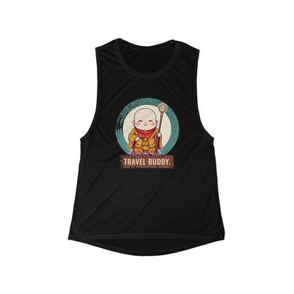 Jizō: Keeper of the Great Vow — Women's Flowy Muscle Tank