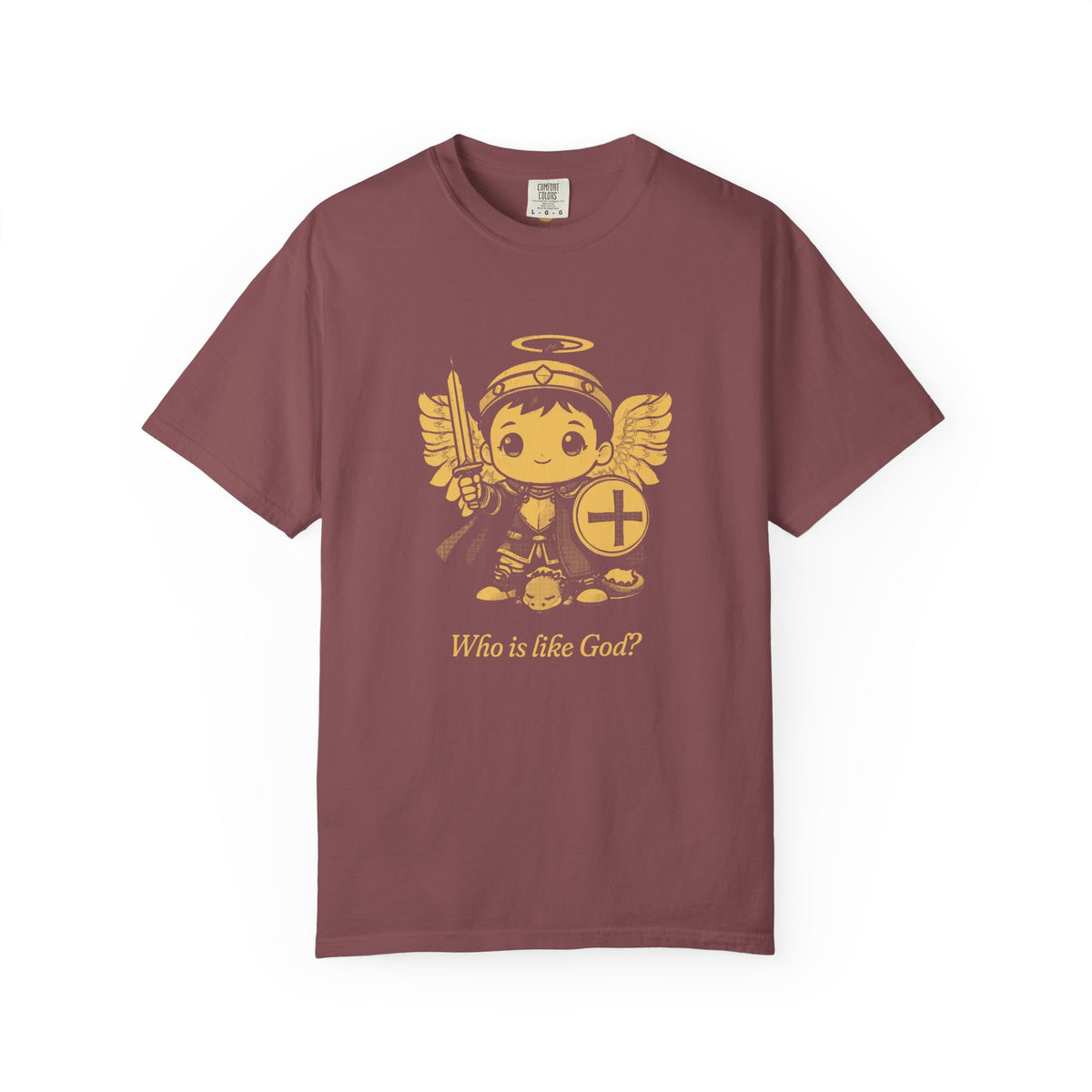 St Michael the Archangel: Prince of the Heavenly Host — Garment-Dyed One-Ink Tee