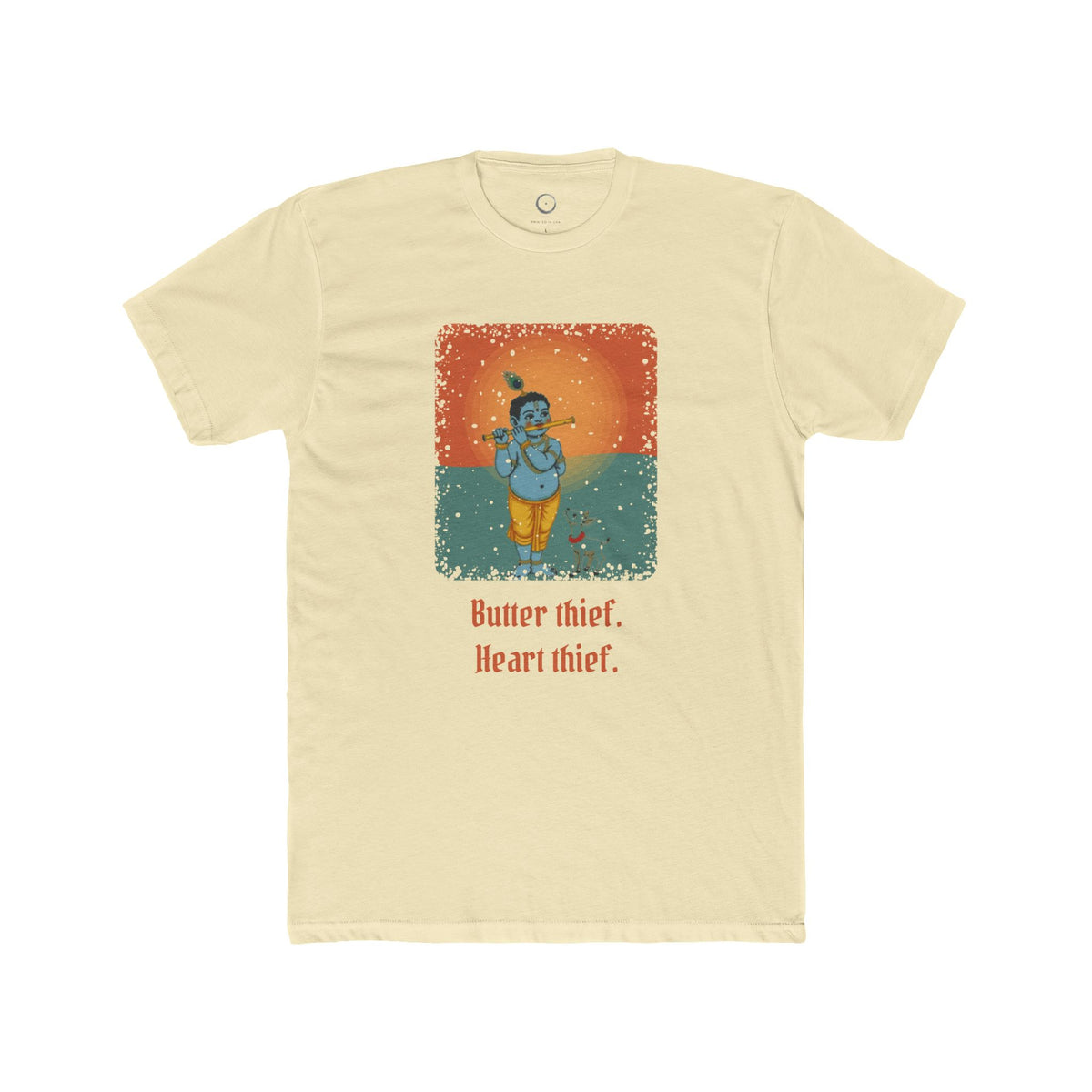 Krishna · “Butter thief. Heart thief.” — Unisex T-Shirt