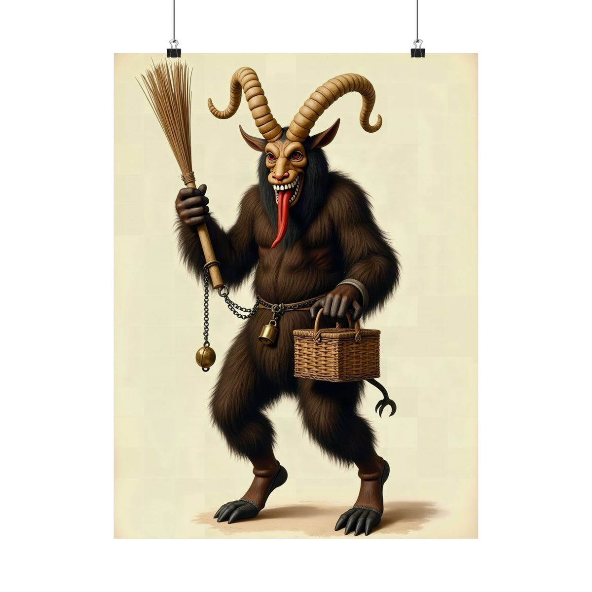 Krampus: Bringer of the Birch Rod — Art Print
