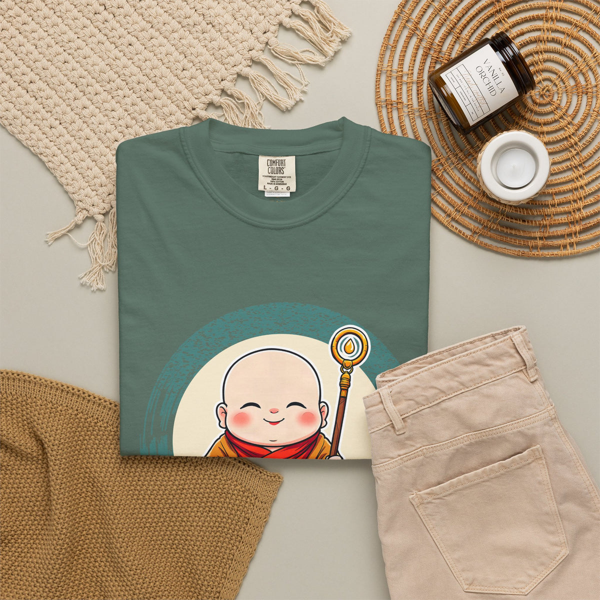 Jizō: Keeper of the Great Vow — Garment-Dyed T-Shirt
