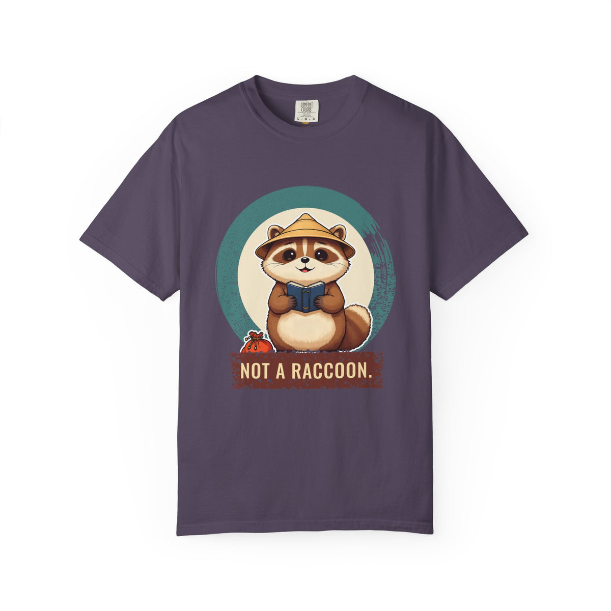 Tanuki: Lucky Greeter at the Shop Door — Garment-Dyed T-Shirt