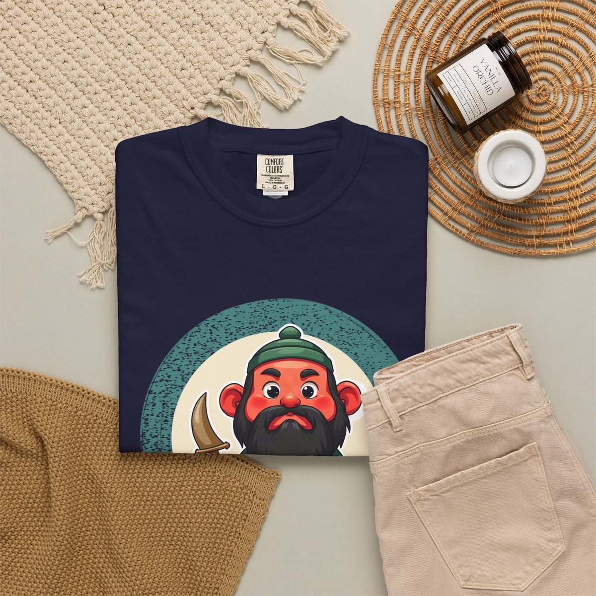 Guan Gong · “Honest business only.” — Garment-Dyed T-Shirt