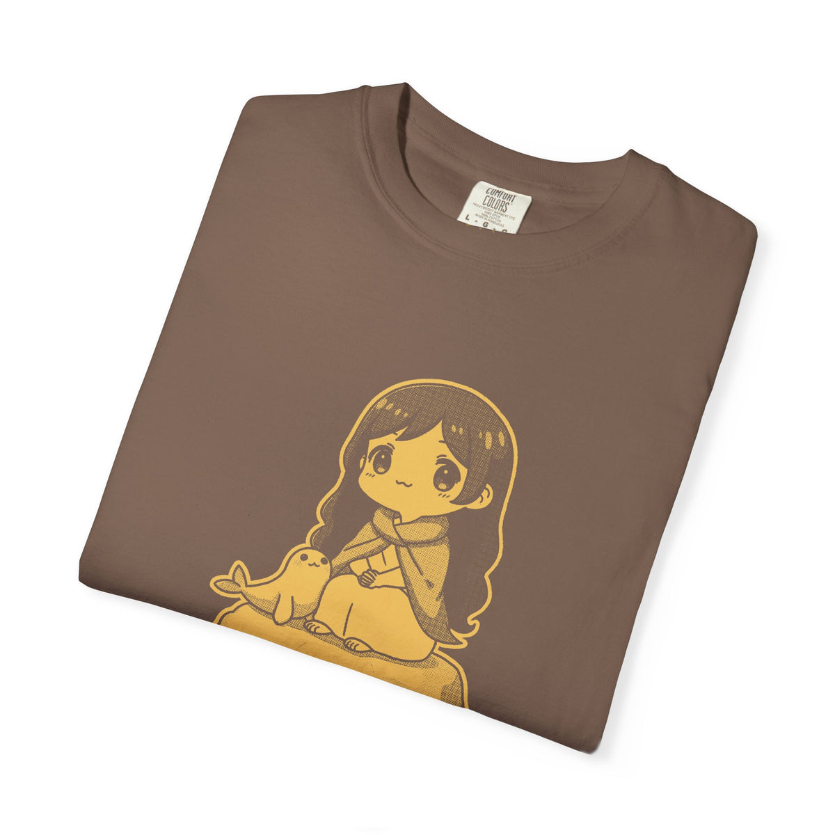 Selkie · “Land legs, sea heart.” — Garment-Dyed One-Ink Tee