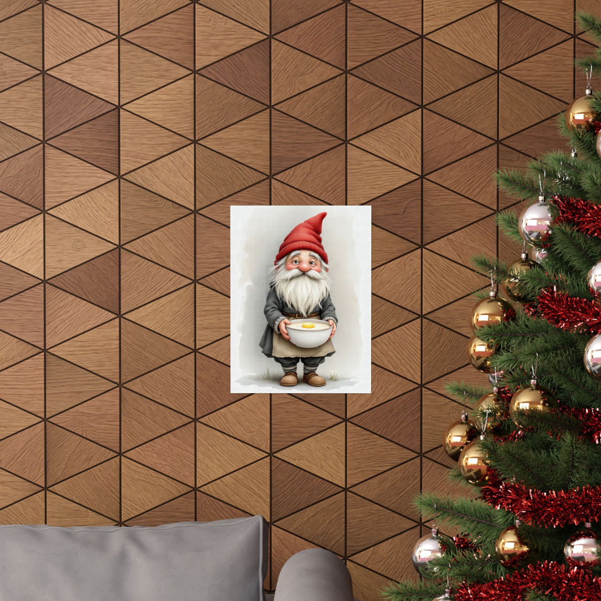 Tomte: The Little Farm Guardian — Art Print
