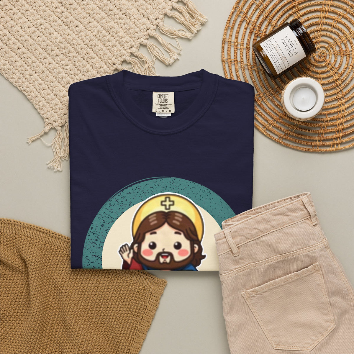 Jesus Christ · “How long must I put up with you?” — Garment-Dyed T-Shirt