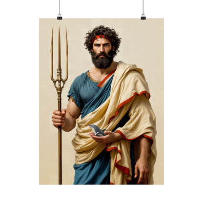 Poseidon: The Contest for Athens — Art Print